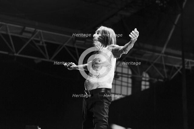 Iggy Pop performing live at the Alexandra Palace, London, 28 May 2025. Creator: Annapaola Marchesani.