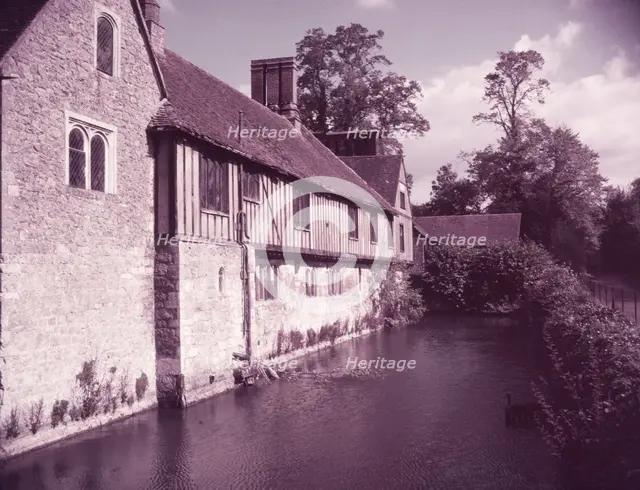 Ightham Moat, south side, Kent, c1955.  Creator: Arthur Charles Kirby Ware.