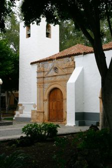 Iglesia de Nuestra Senora de la Regla, Pajara, Fuerteventura, Canary Islands. Creator: Peter Thompson