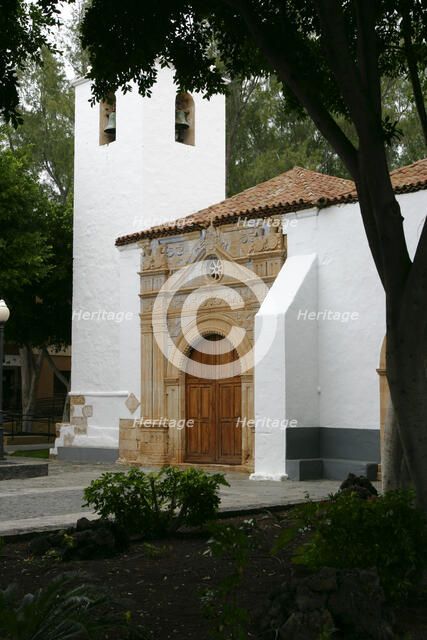 Iglesia de Nuestra Senora de la Regla, Pajara, Fuerteventura, Canary Islands.