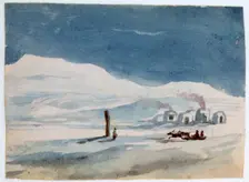 Igloos and Eskimos 1820-1876. Artist: George Sand