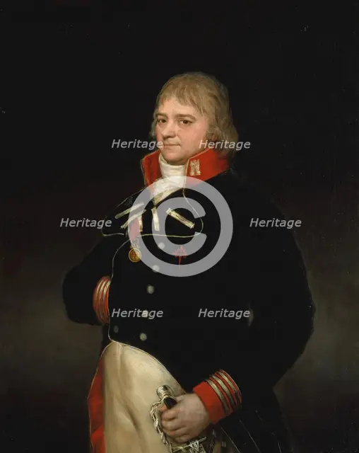 Ignacio Garcini y Queralt (1752-1825), Brigadier of Engineers, 1804. Creator: Francisco Goya.