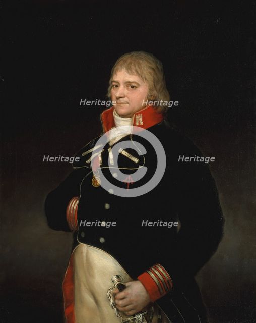 Ignacio Garcini y Queralt (1752-1825), Brigadier of Engineers, 1804. Creator: Francisco Goya.