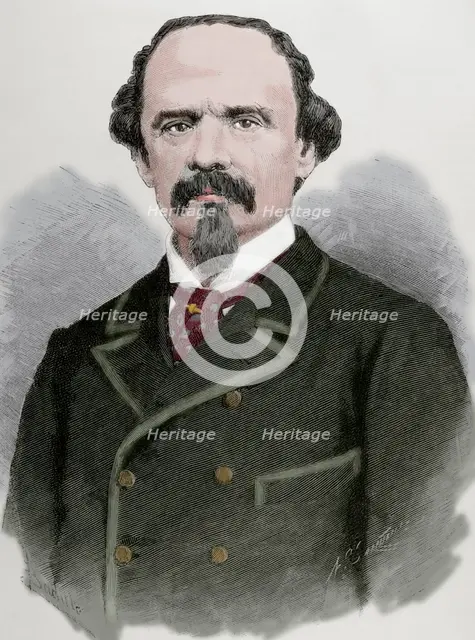 Ignacio Mariscal, Mexican writer, diplomat and politician, 1880.  Creator: Arturo Carretero y Sánchez.