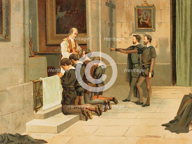 Ignatius of Loyola, (1491-1556), Spanish military, 1886.  Creator: Unknown.