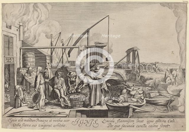 Ignis (Fire), 1622. Creator: Jan van de Velde II.
