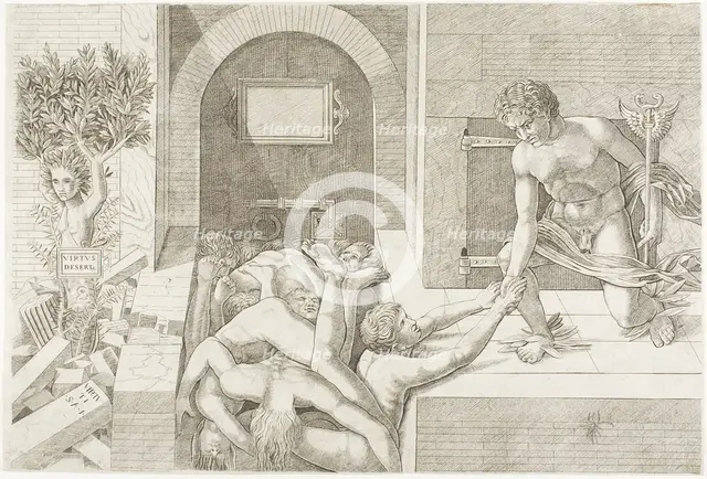 Ignorance and Mercury, n.d. Creator: School of Andrea Mantegna.