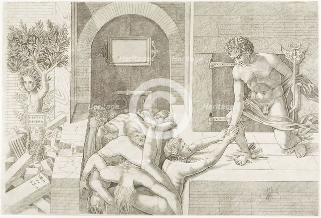 Ignorance and Mercury, n.d. Creator: School of Andrea Mantegna.