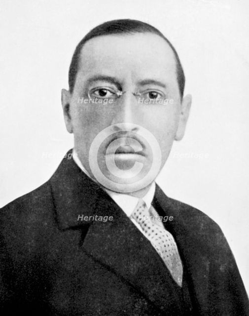 Igor Stravinsky, Russian-born composer, c1920. Artist: Unknown
