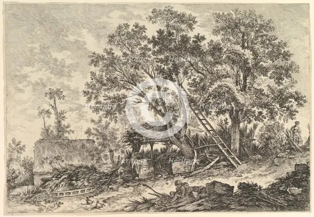 IIe. Vue de Fronville (2nd View of Fronville), 18th century. Creator: William Wynne Ryland.