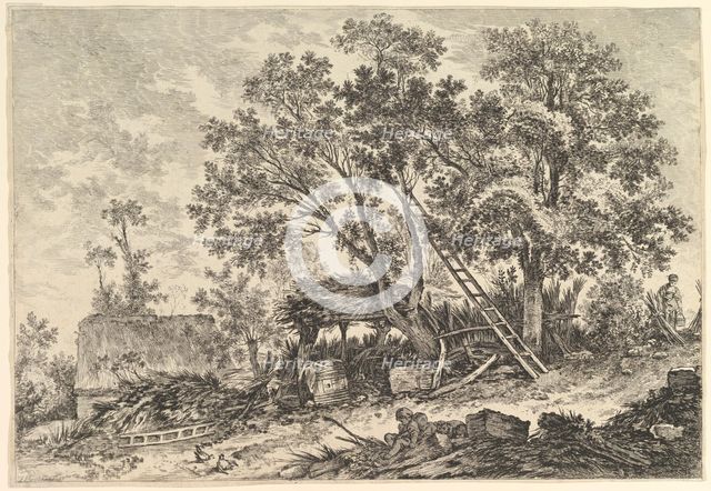 IIe. Vue de Fronville (2nd View of Fronville), 18th century. Creator: William Wynne Ryland.