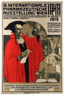 III International Pharmaceutical Exhibition Vienna, 1913. Creator: Pangratz, Heinrich Maria (1861-1943)