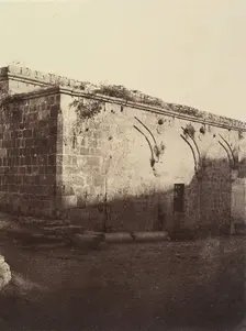 IIIe Station. Jésus tombe pour la première fois. Une colonne brisée et entendue a..., 1860 or later. Creator: Louis de Clercq
