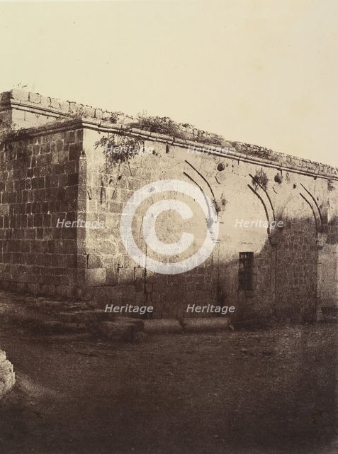IIIe Station. Jésus tombe pour la première fois. Une colonne brisée et entendue a..., 1860 or later. Creator: Louis de Clercq.