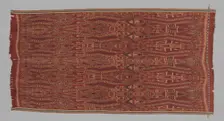 Ikat-dyed Blanket, Malaysia, 1875/1900. Creator: Unknown