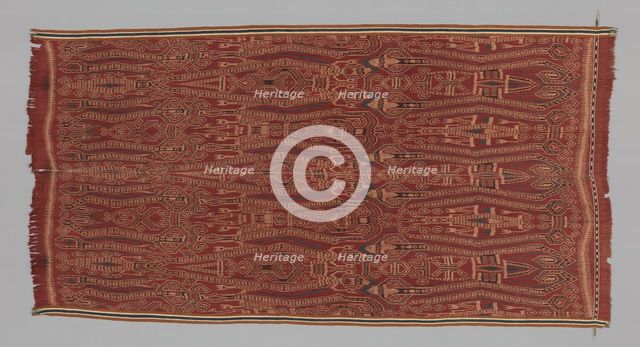 Ikat-dyed Blanket, Malaysia, 1875/1900. Creator: Unknown.