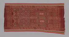 Ikat-dyed Blanket, Malaysia, 1875/1900. Creator: Unknown