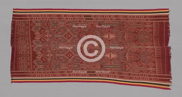 Ikat-dyed Blanket, Malaysia, 1875/1900. Creator: Unknown.
