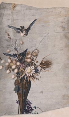 Ikebana, 1880s. Creator: Kiyohara, Tama (O'Tama), (Eleonora Ragusa) (1861-1939)