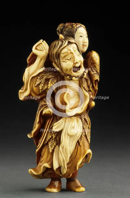Ikkaku: The One-Horned Immortal, Mid-19th century. Creator: School of Nagai Rantei.
