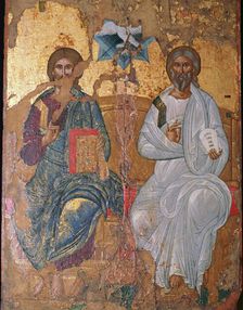 Ikon of the Holy Trinity, 17th century