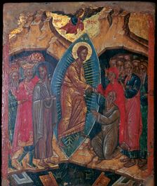 Ikon of a descent into Hell, 17th century