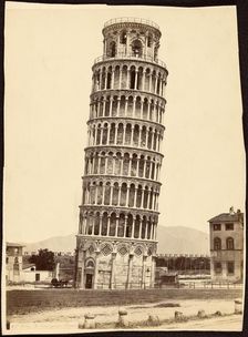 Il Campanile (Pisa), about 1870-1880. Creator: Unknown