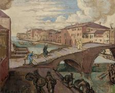 Il Cannaregio, c1935. Creator: Walter Richard Sickert
