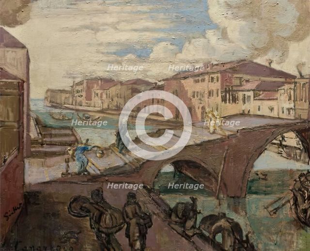 Il Cannaregio, c1935. Creator: Walter Richard Sickert.