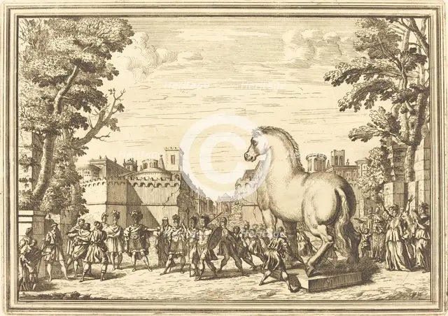 Il Greco in Troia: Plate 4. Creator: Arnold van Westerhout.