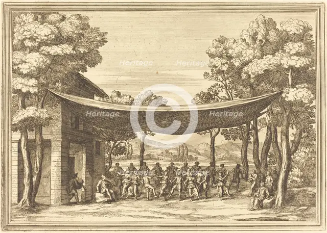 Il Greco in Troia: Plate 5. Creator: Arnold van Westerhout.