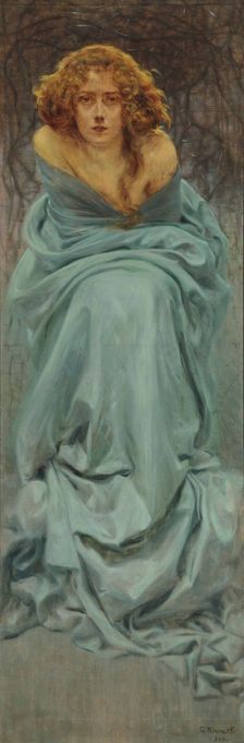 Il Dolore (The Grief). L'enigma umano (The Human Enigma) Triptych, 1900