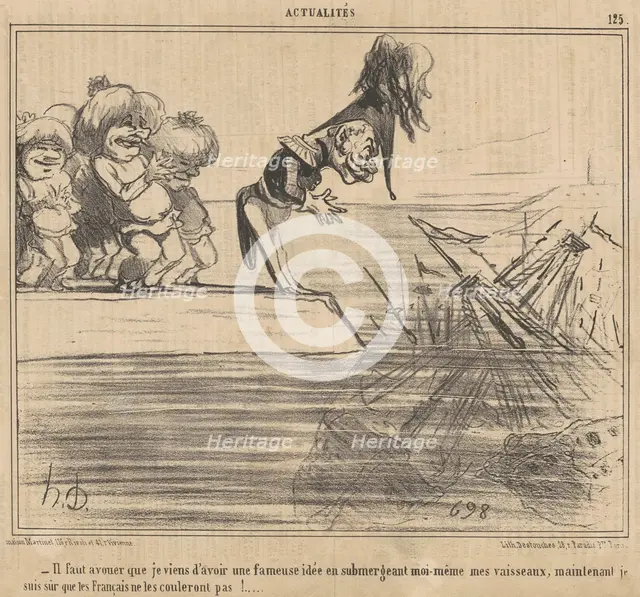 Il faut avouer que je viens d'avoir une ..., 19th century. Creator: Honore Daumier.