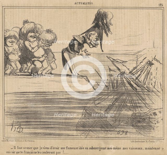 Il faut avouer que je viens d'avoir une ..., 19th century. Creator: Honore Daumier.