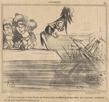 Il faut avouer que je viens d'avoir une ..., 19th century. Creator: Honore Daumier