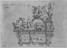 Il Fuoco Trionfante...della Traslatione della Miracolo...La Madona Del Fuoco...li xx di Ot..., 1637. Creator: Floriano dal Bono
