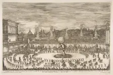 Il Mondo Festeggiante: Entrance of Cosimo III de Medici, 1661. Creator: Stefano della Bella