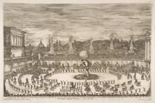 Il Mondo Festeggiante: Entrance of Cosimo III de Medici, 1661. Creator: Stefano della Bella