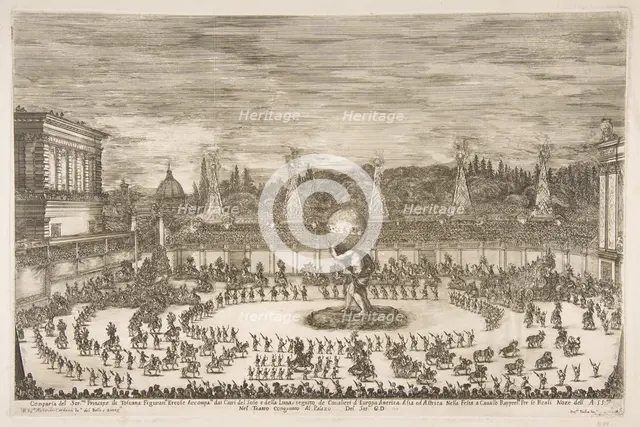 Il Mondo Festeggiante: Entrance of Cosimo III de' Medici, 1661. Creator: Stefano della Bella.
