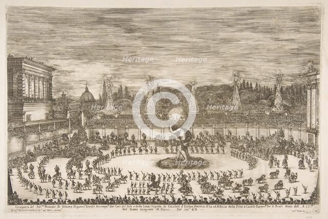 Il Mondo Festeggiante: Entrance of Cosimo III de' Medici, 1661. Creator: Stefano della Bella.