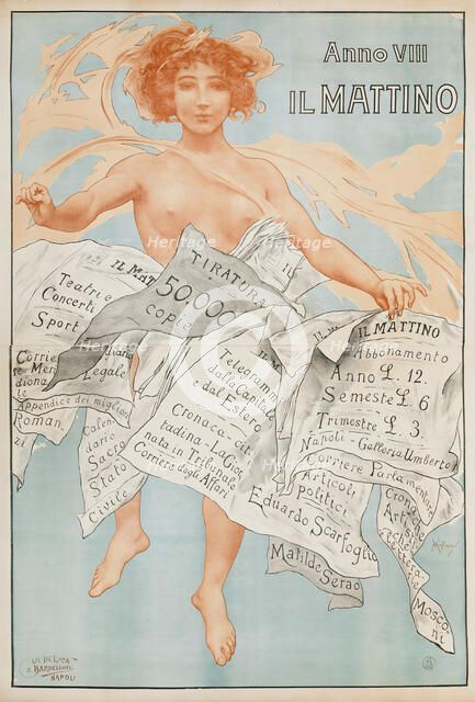 Il Mattino, 1900. Creator: Migliaro, Vincenzo (1858-1938).