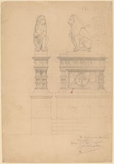 Il Marzocco, Donatello, c. 1896. Creator: John Russell Pope
