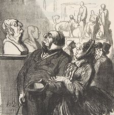 Il n'y a pas à dire, c'est bien moi, c'est bien mon galbe..., 1864. Creator: Honore Daumier