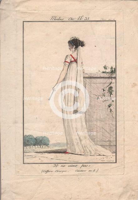 Il ne vient pas! (He's not coming!), 1800.