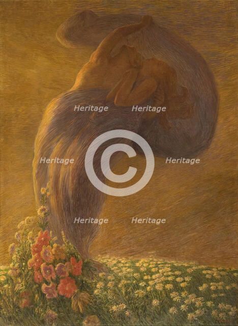 Il sogno (The Dream), 1912. Creator: Previati, Gaetano (1852-1920).