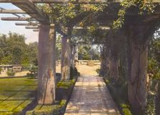 "Il Paradiso," Mrs. Dudley Peter Allen house, 1188 Hillcrest Avenue, Oak Knoll, Pasadena, CA, 1917. Creator: Frances Benjamin Johnston