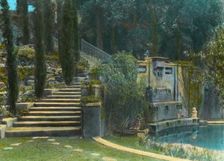 "Il Paradiso," Mrs. Dudley Peter Allen house, 1188 Hillcrest Avenue, Oak Knoll, Pasadena, CA, 1917. Creator: Frances Benjamin Johnston