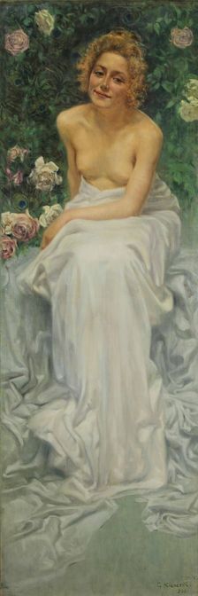 Il Piacere (The Pleasure). L'enigma umano (The Human Enigma) Triptych, 1900