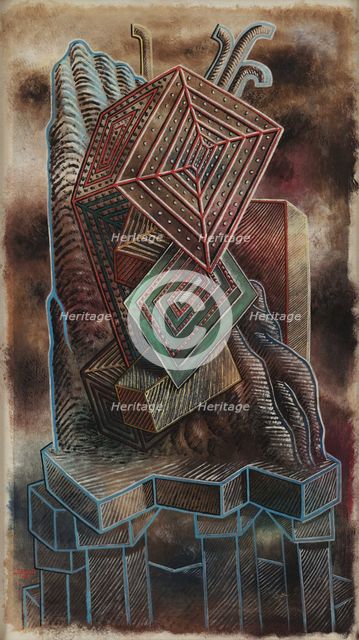 Il quadrante della speranza, 1928. Creator: Savinio, Alberto (1891-1952).