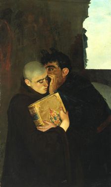 Il ragno nel chiostro, 1881. Creator: Reina, Calcedonio (1842-1911)